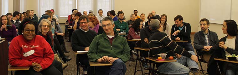 Students in a classroom