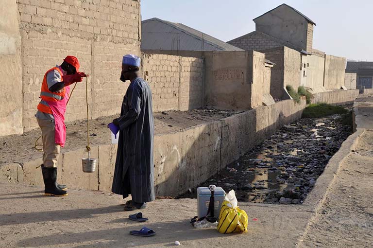 Environmental surveillance – which would pick up wild or vaccine-derived virus – is part of the ongoing effort to eliminate polio.